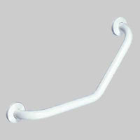 CORRIMANO ANGOLARE 45  ° PREVERNICIATO BIANCO  cm 50     MADE IN ITALY