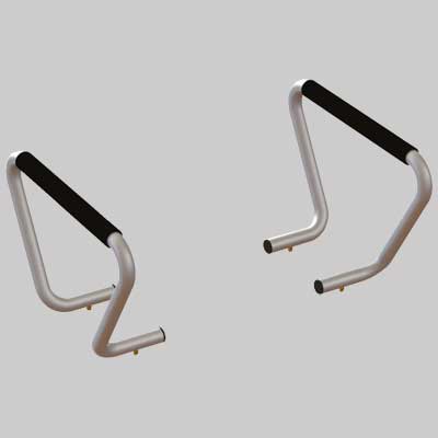 BRACCIOLI FISSI PER ALZAWATER  Alluminio Neoprene     MADE IN ITALY