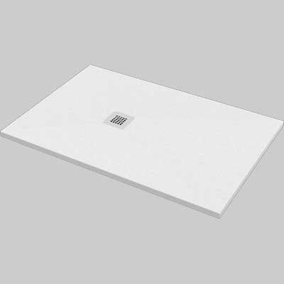 PIATTO DOCCIA RETTANGOLARE EFFETTO PIETRA BIANCO  80x100     MADE IN ITALY