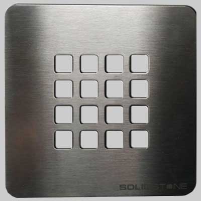 GRIGLIA INOX PER PIATTO DOCCIA ULTRAFLAT  Sabbia     MADE IN ITALY