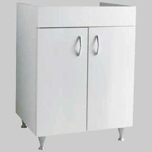 MOBILE BIANCO PER LAVAPANNI BRAIES  P 60 x L 75 cm con piedi     MADE IN ITALY