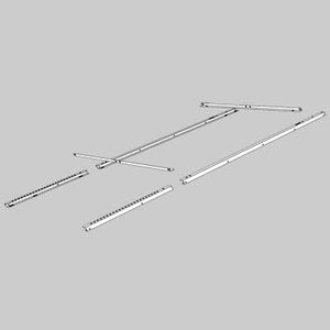 STAFFA DI SUPPORTO A TETTO CF03  Per 300 lt     MADE IN ITALY