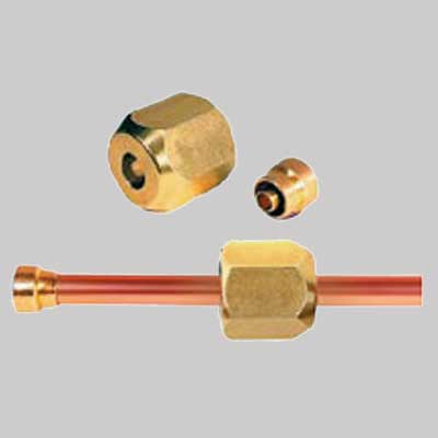 RACCORDO AUTOCARTELLANTE IN DUE PEZZI  3/8     MADE IN ITALY