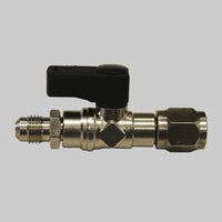 RUBINETTO 1/2 PER BOMBOLA R32  1/2 sx x 1/4 M     MADE IN ITALY