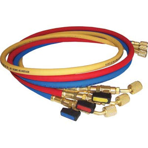 KIT TUBI FLESSIBILI PER GRUPPI MANOMETRICI MOD. A  R22R407. Att. 1/4 F x 1/4     HYWERK