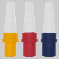 RACCORDO DRITTO PER TUBO RIGIDO  Dm 20 Blu     MADE IN ITALY