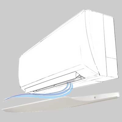 DEFLETTORE PER CONDIZIONATORE  690 x 250     MADE IN ITALY