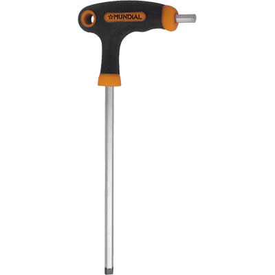 CHIAVE MASCHIO ESAGONALE CON IMPUGNATURA A T  4 mm     KENDO