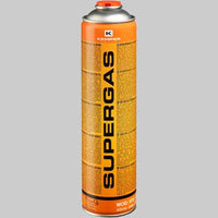 CARTUCCIA DI RICAMBIO SUPERGAS 600 ML  30% Propano  70% Butano     KEMPER
