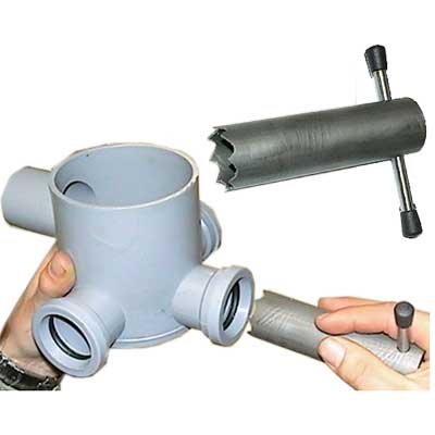 PERFORATORE PER SIFONI  Ø 40     HYWERK