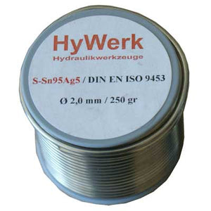 LEGA STAGNO ARGENTO SSN95 AG5  5% Argento     HYWERK