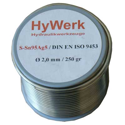 LEGA STAGNO ARGENTO SSN95 AG5  5% Argento     HYWERK