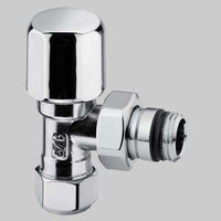 VALVOLA D'ARREDO A SQUADRA CROMATA  3/8 x 2419     ARTECLIMA