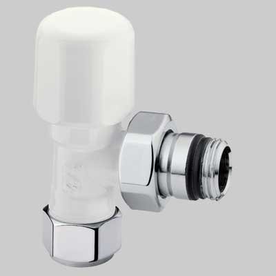 VALVOLA D'ARREDO A SQUADRA BIANCA  1/2 x 2419     ARTECLIMA