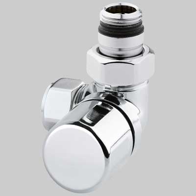 VALVOLA D'ARREDO AD ANGOLO TERMOSTATICA DX CROMO  1/2 x 2419     ARTECLIMA