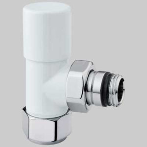 VALVOLA D'ARREDO A SQUADRA HIGH STYLE BIANCA  3/8 x 2419     ARTECLIMA