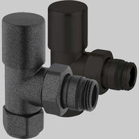 VALVOLA D'ARREDO A SQUADRA TERMOSTATIZZABILE HIGH STYLE B  Antracite 1/2 x 2419     ARTECLIMA