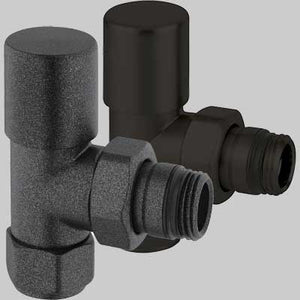 VALVOLA D'ARREDO A SQUADRA TERMOSTATIZZABILE HIGH STYLE B  Antracite 1/2 x 2419     ARTECLIMA