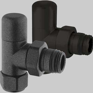 DETENTORE D'ARREDO A SQUADRA HIGH STYLE B  Nero Opaco 1/2 x 2419     ARTECLIMA