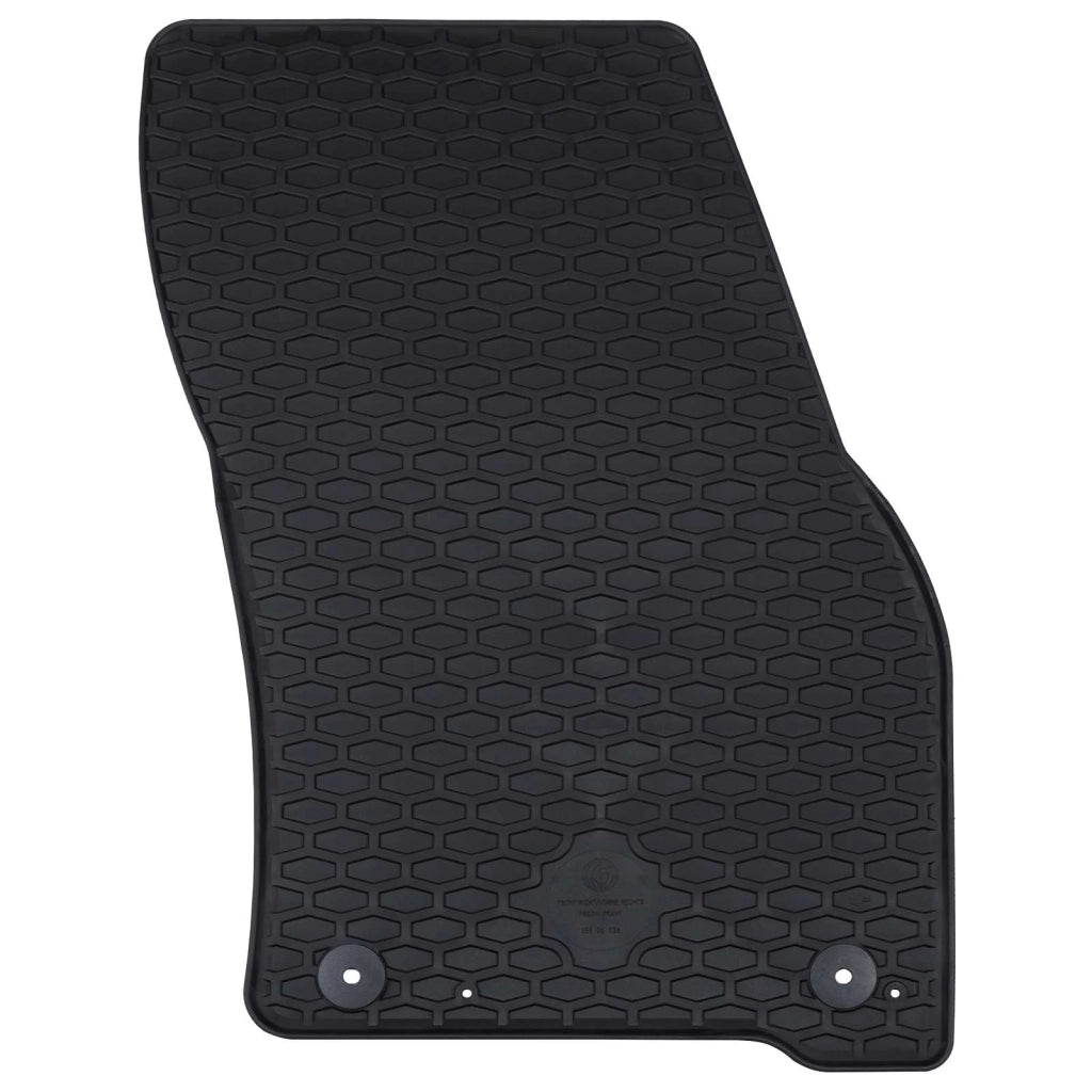 Tappetino per Auto 4 pz Nero Gomma CFW6939340