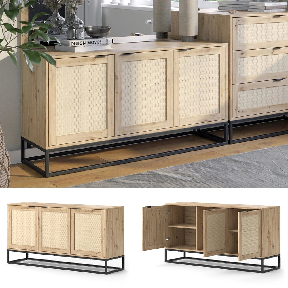 Vicco Credenza Marrone 40 x 72.5 cm con 3 porte