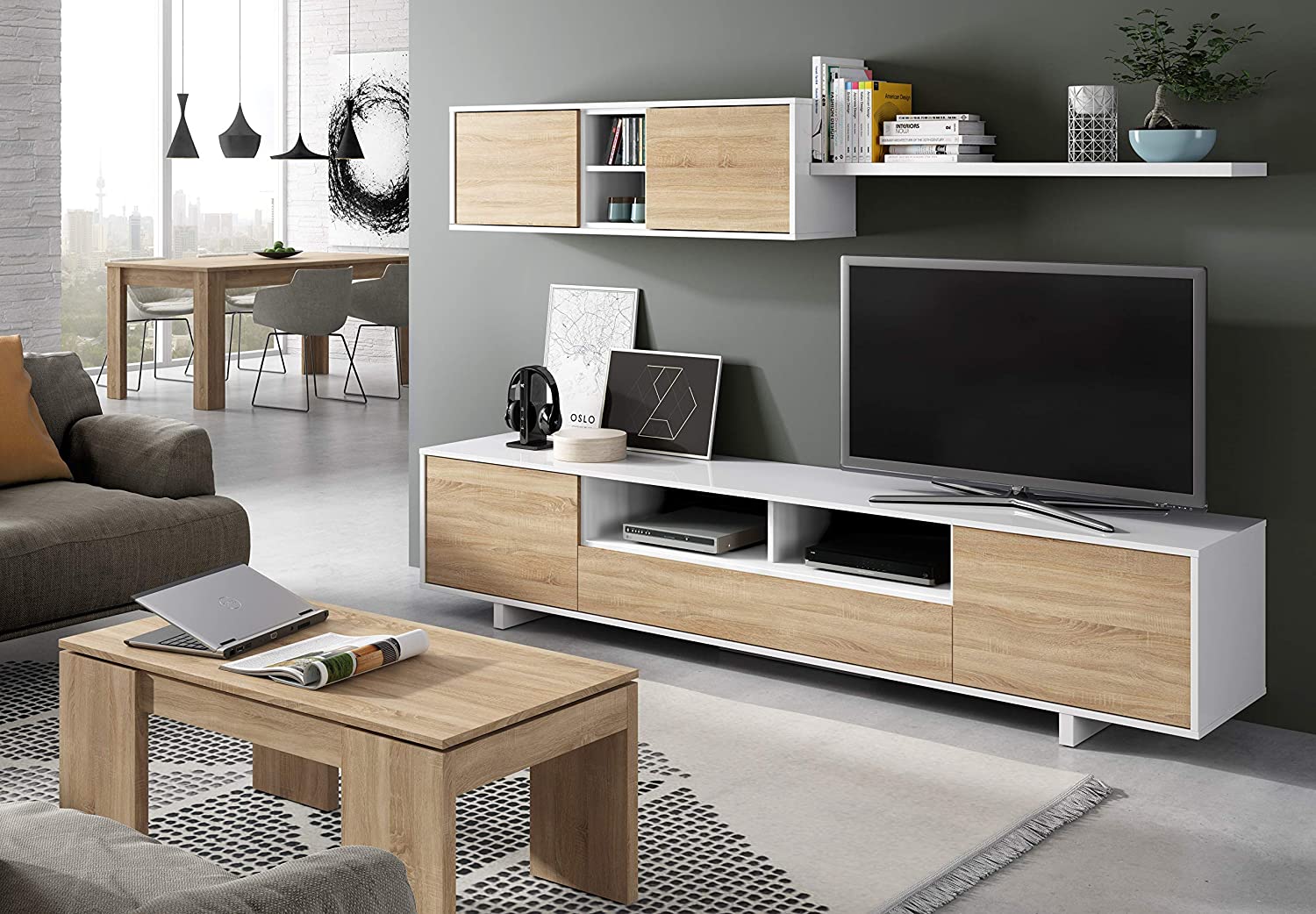 Tavolinetto da caffè Soggiorno 102X50X43H Canadian