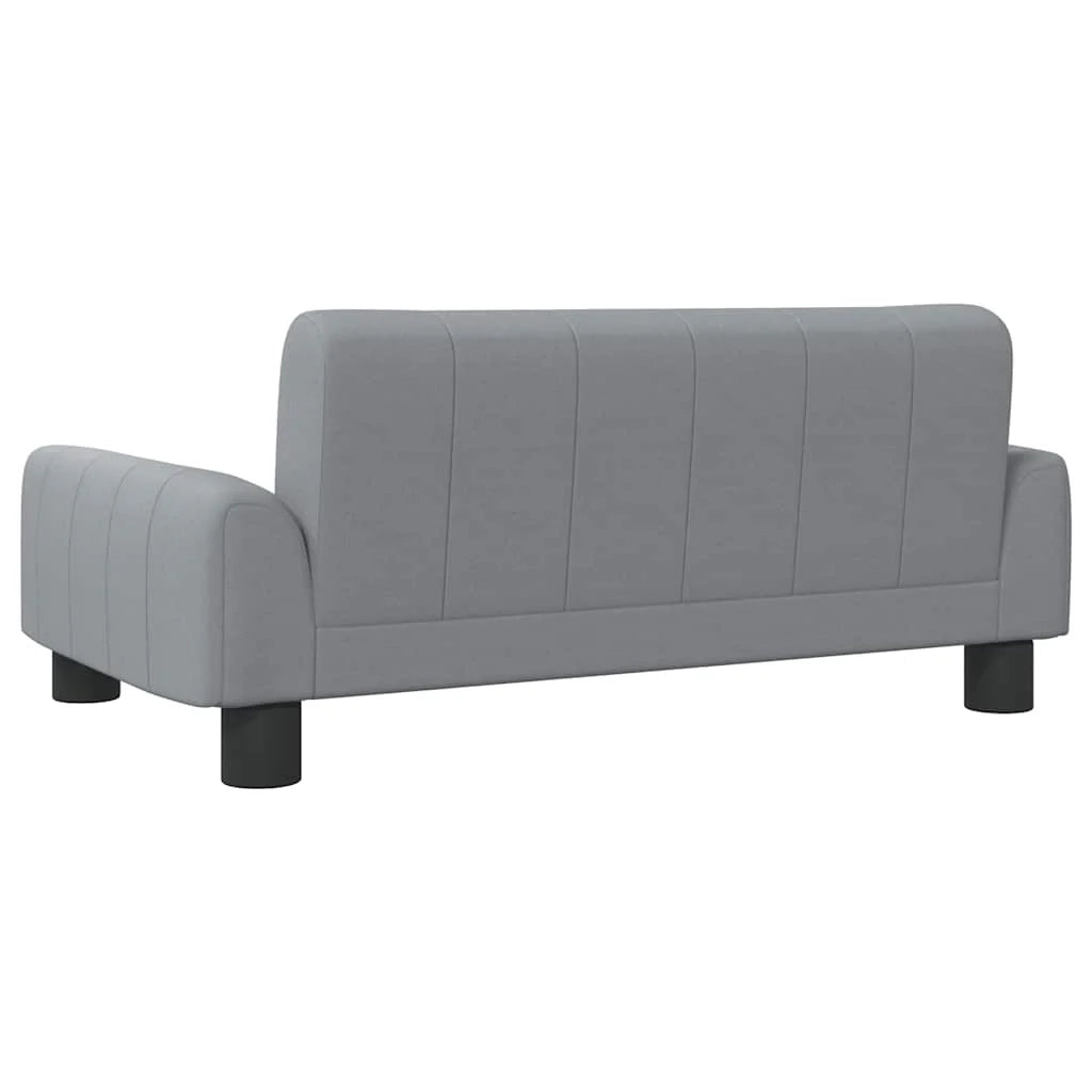Cuccia per cani comoda cesta da divano colore chiaro 70 x 45 x 30 cm tessuto grigio 02_0043108
