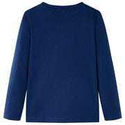 Maglietta Bambini Maniche Lunghe Blu Marino 104 13080