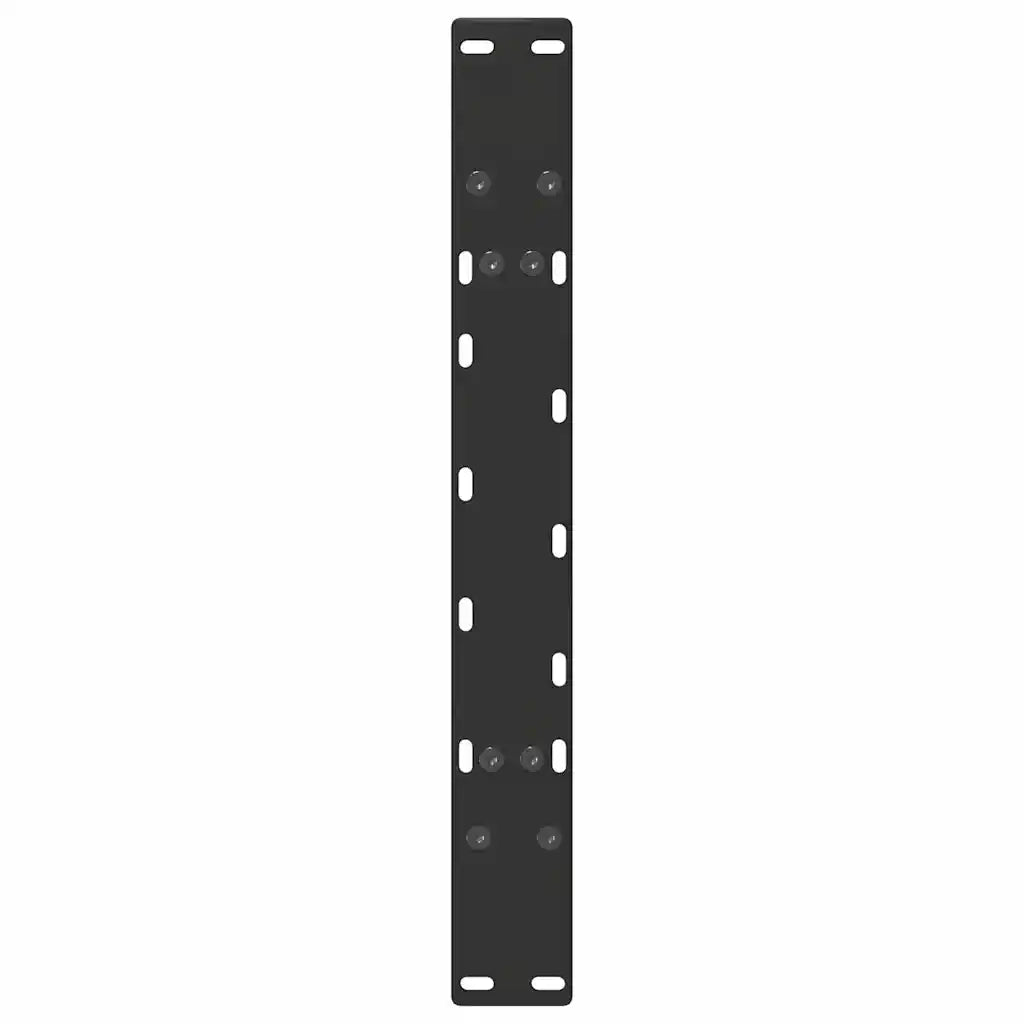 Gambe per Tavolino da Caffè a Forma di A 2 pz Nere 70x(42-43) cm Acciaio 4012840