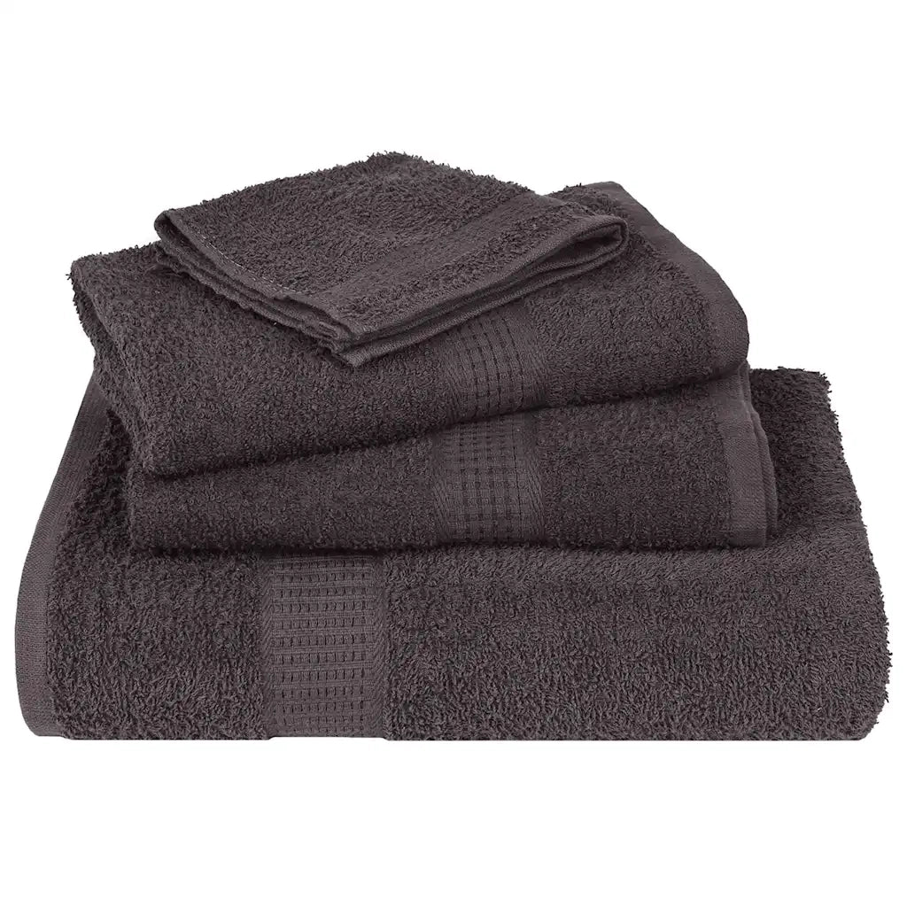 Asciugamani FROGN 10 pz Antracite 30x30 cm 360 g/m² 136675