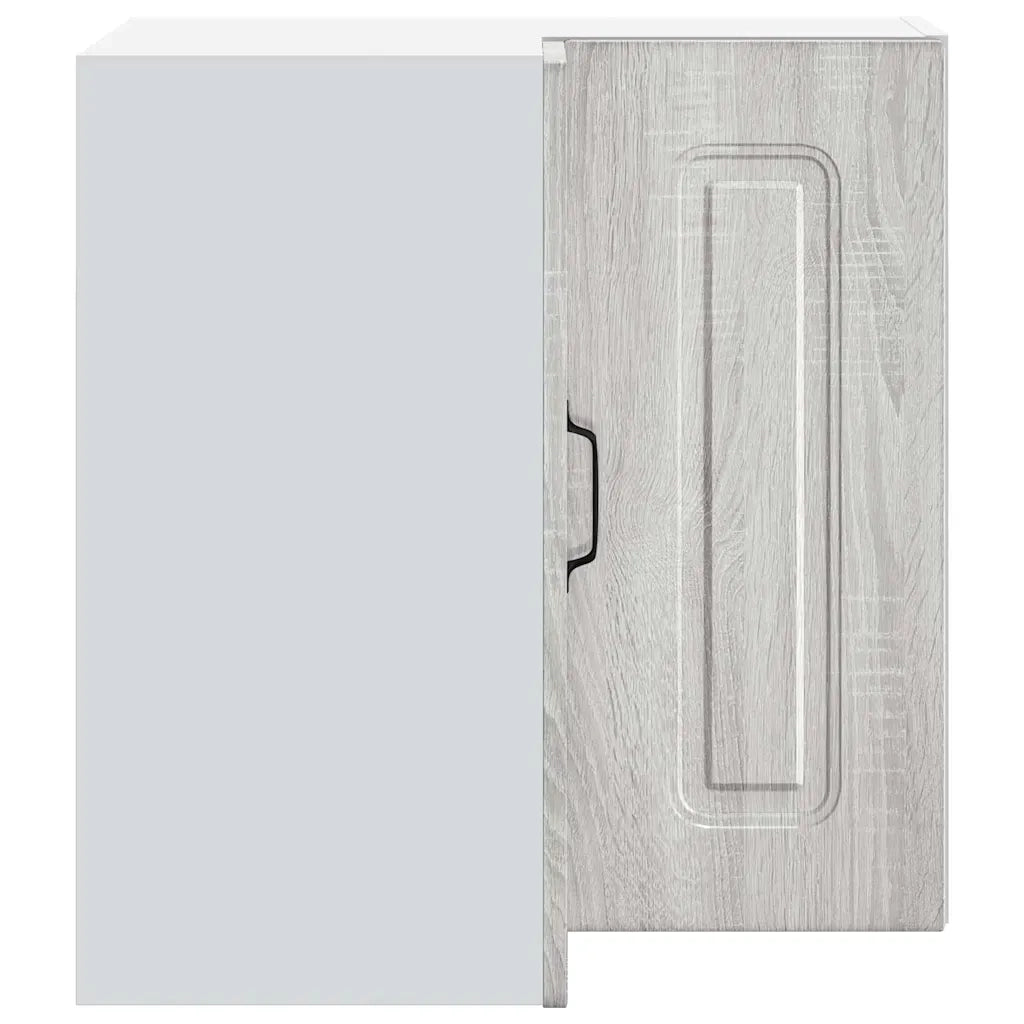 Pensile da Cucina ad Angolo Kalmar Grigio Sonoma in Truciolato 853623