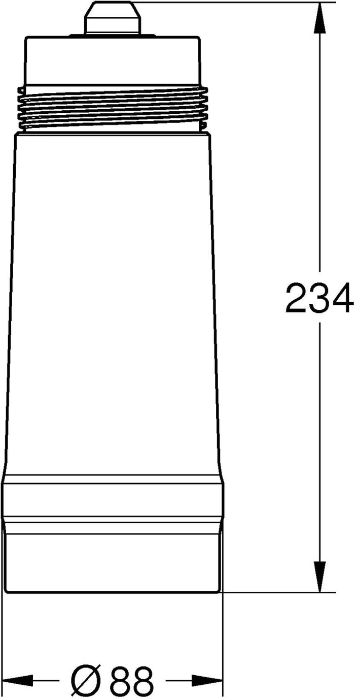 Filtro grohe a 5 fasi taglia S capacità media 600 L 40404001 grohe blue riduce residuo fisso e calcare