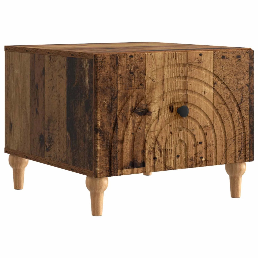 Tavolino da salotto con cassetto Legno antico 49 x 50 x 40 cm