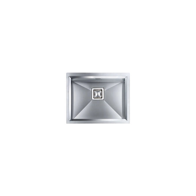 CM 012812.X0.01.2063 Glamour Lavello da Incasso Monovasca Acciaio Inox Satinato Sottotop 57 x 45 cm colore Inox Satinato