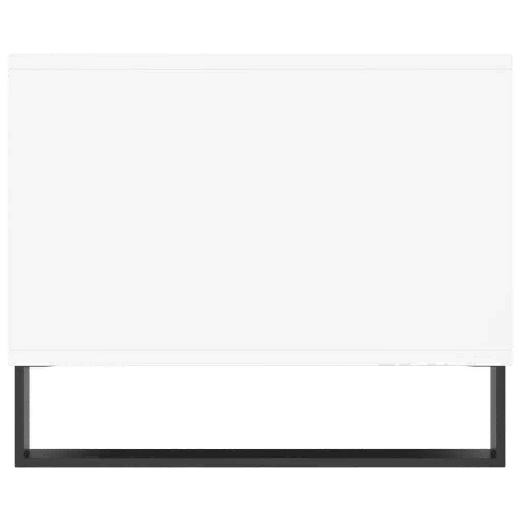 Tavolino da Salotto Bianco 90x50x40 cm in Legno Multistrato 829236
