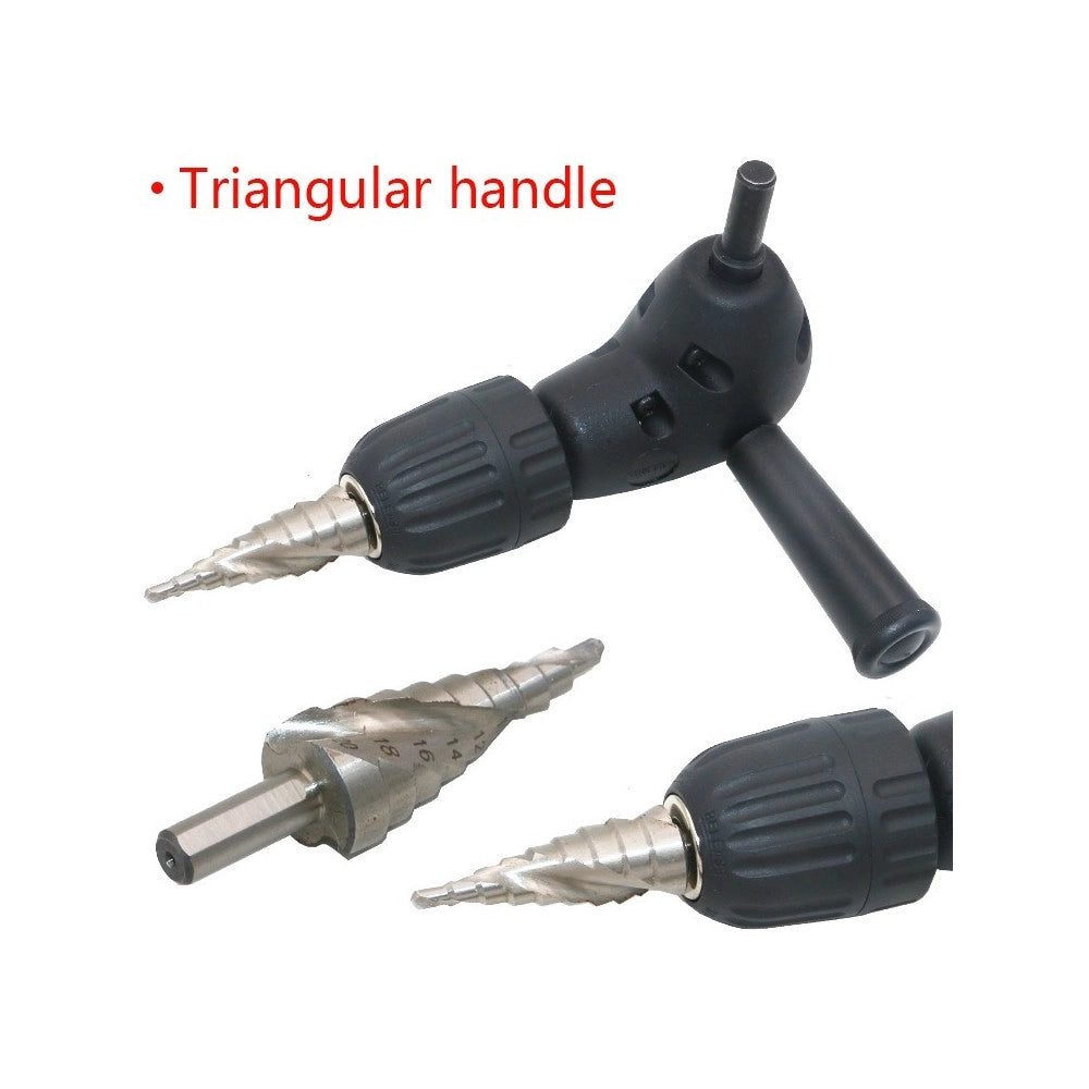 Trade Shop - Mandrino Angolare 90° Accessorio Per Trapano A Cremagliera 0,6 - 10 Mm -