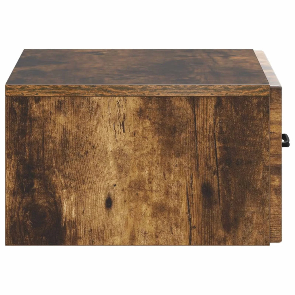 Mobiletto da notte a muro 2 pcs Rovere Fumo 49 x 34,5 x 20 cm 899306