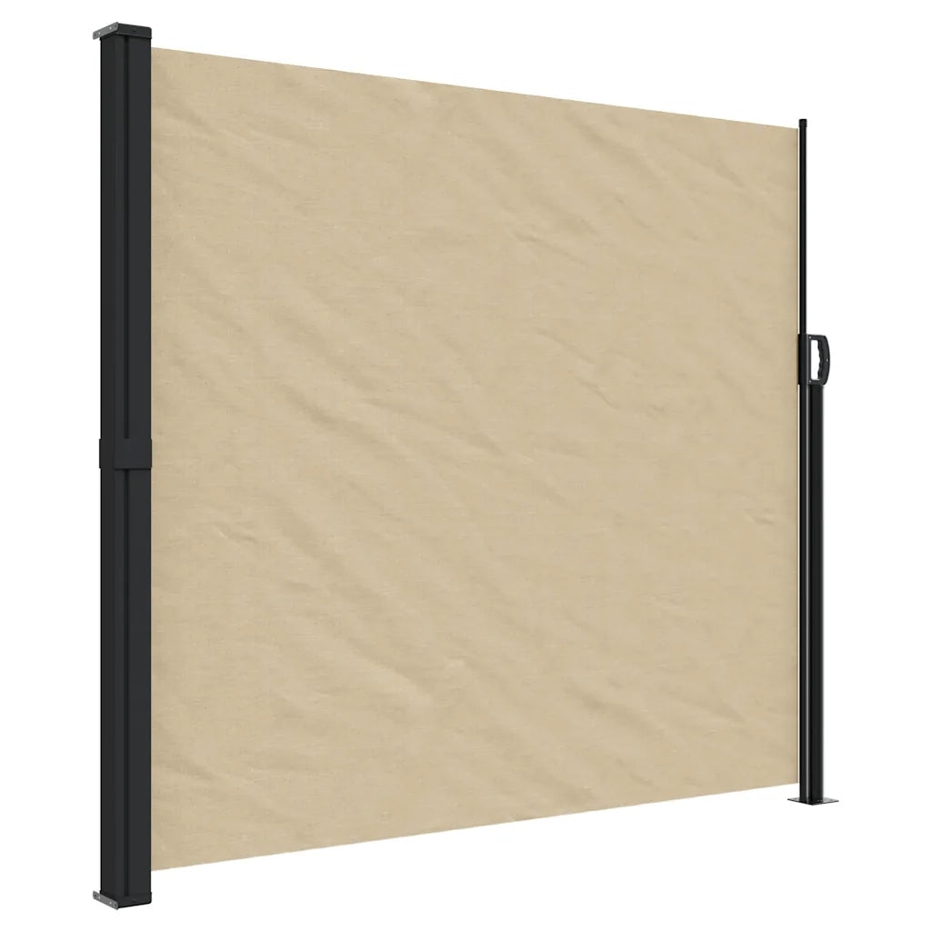 Tenda da Sole Laterale Retrattile Beige 180x500 cm 4004450