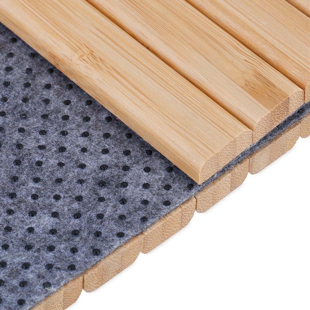 Pratico supporto per divano in bambù per bevande e snack 40 x 25 x 5 cm in bambù naturale 13_0014418