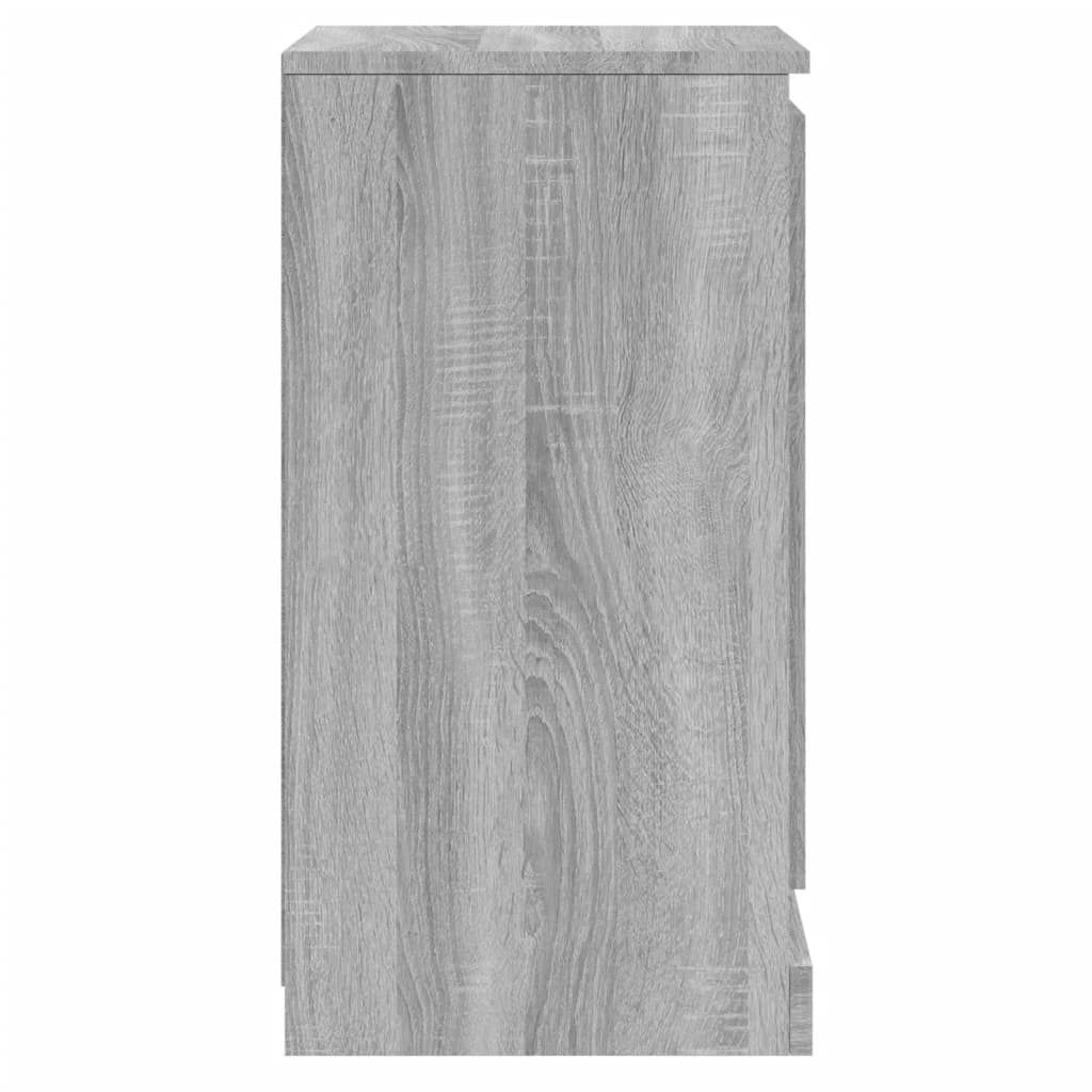 Buffet credenza cassettiera mobiletto mobile contenitore organizer cucina soggiorno Sonoma 37,5 x 35,5 x 67,5 cm legno ingegnerizzato grigio 02_0036351
