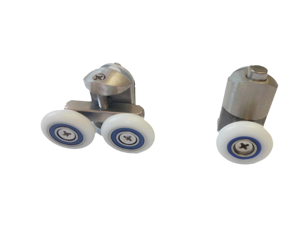 RC87 - 24x6 - Coppia Supporti in metallo satinato