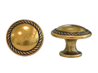 POMOLI PER MOBILI MOD.24223 IN ZAMA ORO DI VALENZA- - ø mm.25 - 5 pezzi METALSTYLE