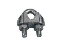 MORSETTI A CAVALLOTTO IN ACCIAIO ZINCATO- - ø mm.6   1/4 - 100 pezzi QUALITY