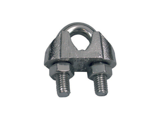 MORSETTI A CAVALLOTTO IN ACCIAIO ZINCATO- - ø mm.6   1/4 - 100 pezzi QUALITY