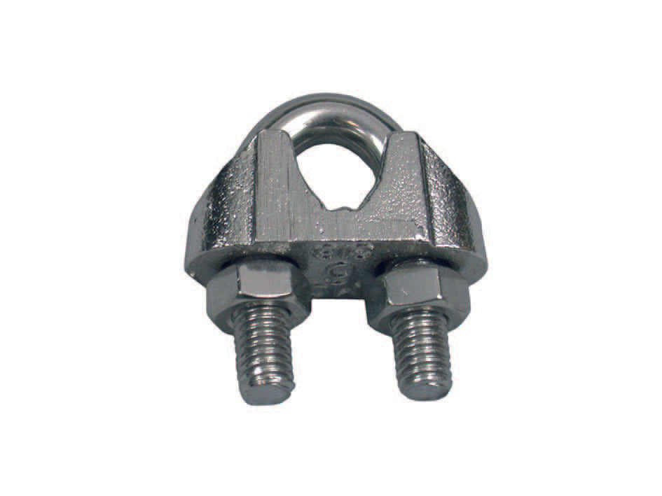 MORSETTI A CAVALLOTTO IN ACCIAIO ZINCATO- - ø mm.5   3/16 - 100 pezzi QUALITY