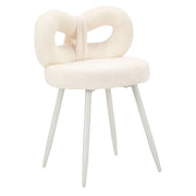 Rishik, Sedia una Sedia, Bianco Crema