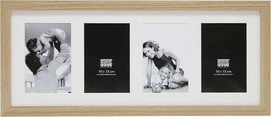 Supporto per foto naturale 10x15 cm, 1 pz, legno