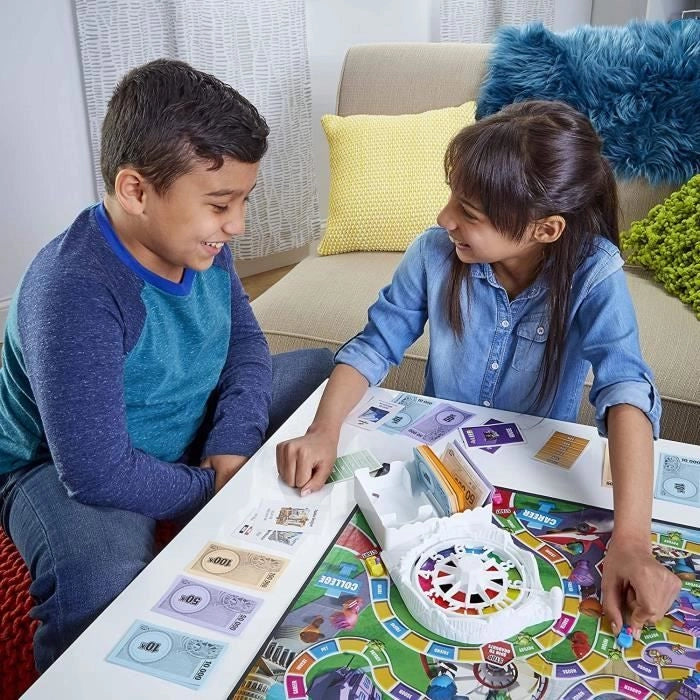Destini Il gioco della vita - Gioco da tavolo per la famiglia - da 2 a 4 giocatori - per bambini - da 8 anni - con pedine colorate