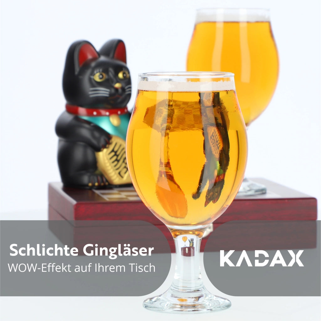 Set di 6 bicchieri da 570 ml per birra, gin tonic KADAX
