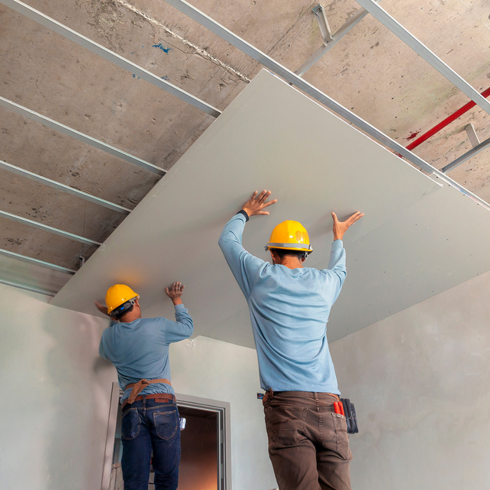 Lastra cartongesso siniat pregyplac plus ba10 120x200 cm spessore 9,5 mm 24 pezzi